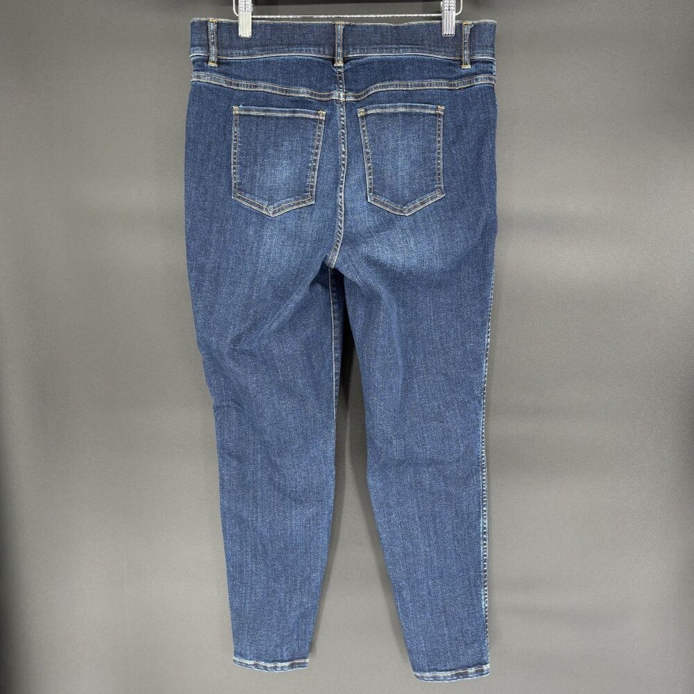 Spanx Women's High-Waisted Skinny Denim Leggings Blue Dark Wash - Picture 2 of 8